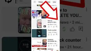 How to DELETE YOUTUBE SHORTS videos!