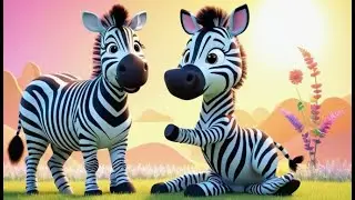 Where Is My Stripe Asks Little Zebra | Nursery Rhymes for Kids & Baby Songs