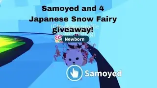 Purchasing the NEW Samoyed and Japanese Snow Fairy in Adopt Me + Giveaway! (ItsWinterWilson).