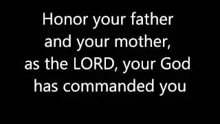 Honor Your Father and Mother with lyrics - Steve Green