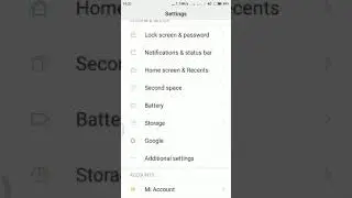 quick ball setting in mi phone