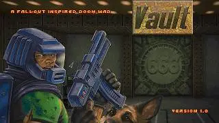 DOOM II & FALLOUT crossover!!! - Fallout: Vault 666 map blind playthrough 4K - hard - most secrets