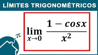 ✔️ Límite Trigonométrico, LIMITE (1-cosx)/x^2