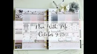 Plan With Me October 9-15  in My  Happy Planner