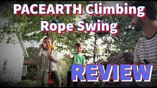PACEARTH Climbing Rope Swing - Unboxing, Install, and Review