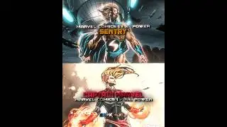 Sentry vs Captain Marvel #marvelcomics #mcu #dc #sentry #shorts | BAD MAN EDIT