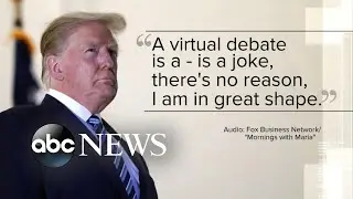 President Trump rejects &lsquo;virtual&rsquo; presidential debate amid COVID-19 battle | WNT