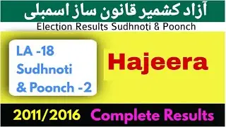 LA - 18 Sudhnoti & Poonch - 2 | HAJEERA | AJK ELECTIONS 2021 | ELECTION CELL by EDEN GARDEN TIMES