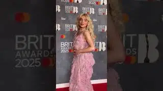 Sabrina Carpenter on the BRITs Red Carpet 2025