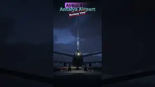 &diams;️Airbus A340 300 Antalya Airport Runway View #shorts #viral #airbus #skills #runway #landing