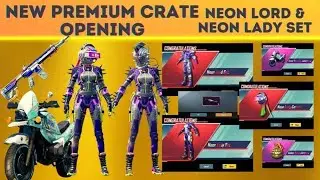 New Premium Crate Opening NEON LORD & NEON LADY SET |PUBG Mobile|