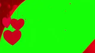 Green Screen Heart Effect Video | Romantic Visuals for Love Edits || 02