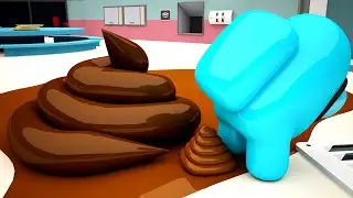 AMONG US POOP! / 0000 / IMPOSTOR POOPED EVERYWHERE! / THE FUNNIEST ANIMATIONS! / #game #memes #funny