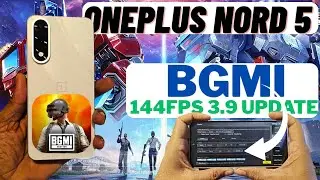 OnePlus Nord 5 BGMI 3.9 UPDATE GRAPHIC TESTING