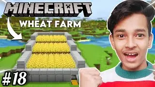 Minecraft EASY Automatic Wheat Farm 😱 | Unlimited Food & Seeds 🔥 #18
