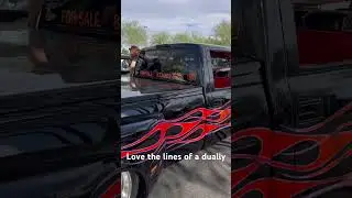 🔥INSANE Slammed Chevy Dually - The Low Stance King! #chevy #dually #dinosgitdown #slammed