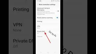 How to turn on Private DNS #viral #android #samsung #tech