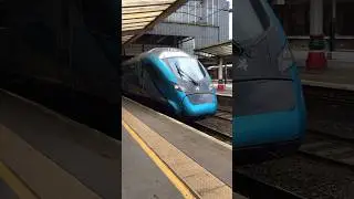 Class 397 Star Wars tones leaving Preston station #railway #transport #trainspotting #preston