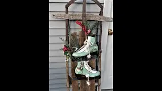 Christmas Ice Skate DIY