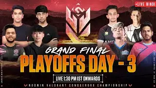 [Hindi] VCC 2022 | Grand Final Playoffs - Day 3 | Battle for Finale Spot