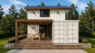 From Shipping Container to Dream Home | 48sqm Tiny House Design ❤️