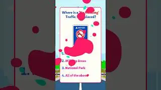 Where is a 'No Honking' Traffic Sign Placed? | Traffic Rules & Road Safety I Traffic Police I Police