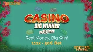 SAKURA FORTUNE NICE WIN! &euro;50 BET!
