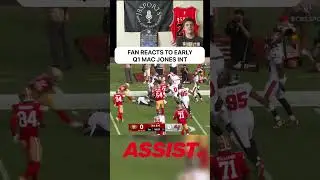 Mac Jones is picked off on the 49ers first drive! 😬 #macjones #49ers #nfl