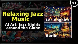 Jazz Around the Globe: AI-Generated Art with Relaxing Jazz Music