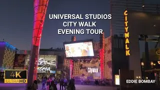[4k] Walk - Univeral Studios City Walk, California