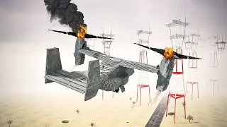 Helicopters vs Dynamic TV Tower | Teardown