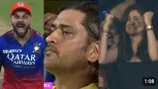 Virat Kohli Anushka Sharma duplex reaction after RCB bat CSK to reach playoffs RCB vs CSK