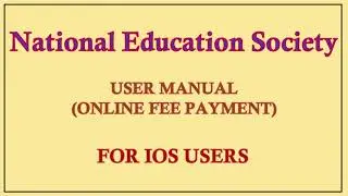 Tutorial on How to pay fees using the school app for iOS users (Marathi Audio)