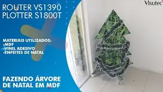 Visutec | VS1390\S1800T | Fazendo &aacute;rvore de natal