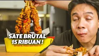 SATE SEGEDE GABAN GAK BISA MASUK 1 SUAP ! HARGA 15 RIBU ! WORTH IT ??