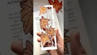 Bookmark 🍁#shorts #bookmark #diy #craft #tutorial  #artandcraft