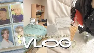 브이로그 ✷ 대학생 되는 게 이렇게나 힘들다니… 🏫 대학교 기숙사 입실. 개강. 운전 연습. RT 이벤트. 반사 스티커. 바인더 대지. 키링. 시즈니 브이로그. 일상브이로그