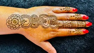 New Stylish Floral  Backhand Mehedi Designs || Back Hand Mehedi Designs || Simple Arabic Treading ||