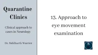 Approach to Eye movement examination | Clinic 13 | Quarantine Clinics | Neurology