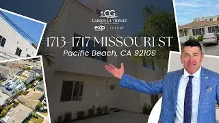 Turnkey Coastal Investment in Pacific Beach 🌊 | Fully Leased Luxury 4-Plex with Rooftop Views