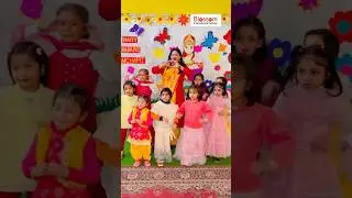 Basant Panchami special #shorts #shortsfeed #preschool #school #basantpanchami #activity