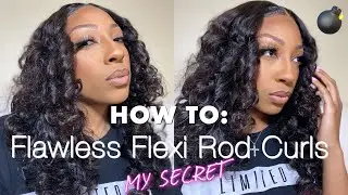 BOMB 💣 FLAWLESS CURLS WITH FLEXI RODS Tutorial + MY SECRET TIPS (BEGINNER FRIENDLY) | ALLTHINGZAMY