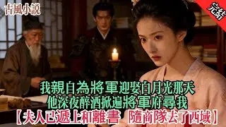 【完結爽文】我親自為將軍迎娶白月光那天，他深夜醉酒掀遍將軍府尋我，老管家顫聲道：將軍，夫人已遞上和離書，隨商隊去了西域#小說#追妻火葬場#愛情#古言小說 #逆袭 #爽文完結 #大女主