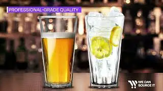 Clear Polycarbonate Penthouse Glass 16oz &ndash; Tall Unbreakable Drinkware &ndash; Elite Bar Use