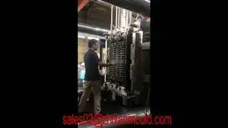 rackable pallets mould test/ plastic injection pallets mold