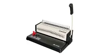 Easy To Use 15 Sheet Punch Plastic Ring Comb Binding Machine S328 With Movable Pin
