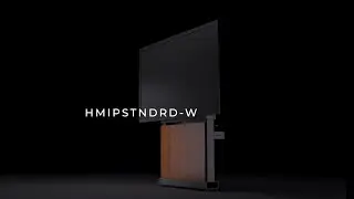 HELGI Video - Motorized Monitor Stand HMIPSTNDRD-W