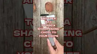 2nd Way to Add a Sharpening Choil to a Knife! #edc #shorts #knife #blade