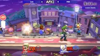 AFKgg 24 - Luis (Luigi) vs POD (Peach) - Losers Semis