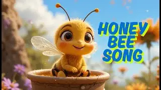 Honey Bee Song 🐝 | Sweet Nursery Rhyme for Kids | Learn About Bees & Nature | Sing Along Fun | Kids